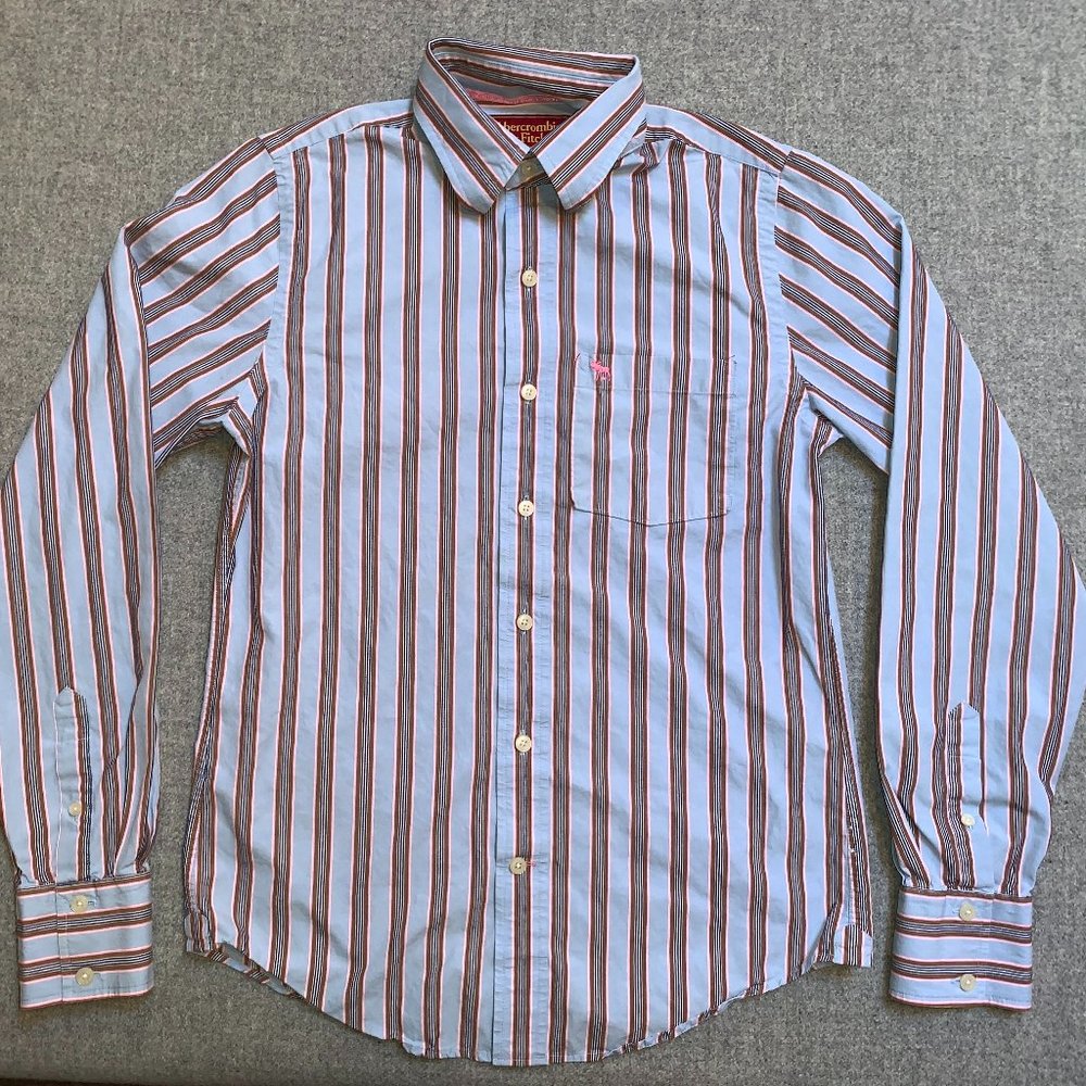 Mens Abercrombie & Fitch Long Sleeve Dress Shirt size Small